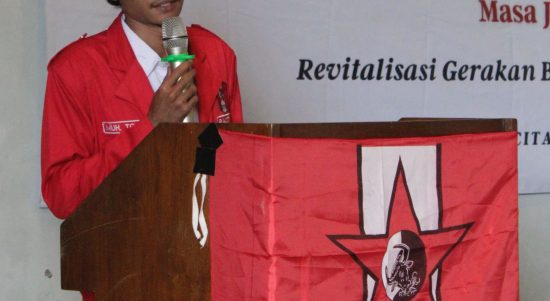 Ketua PC GMNI Pacitan Muhammad Tonis Dzikrullah.