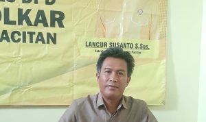 Ketua Fraksi Golkar DPRD Pacitan Lancur Susanto.