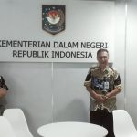 Plt Kadispendukcapil Pacitan, Muhamad Muhajir Ilham saat berada Di Kemendagri.
