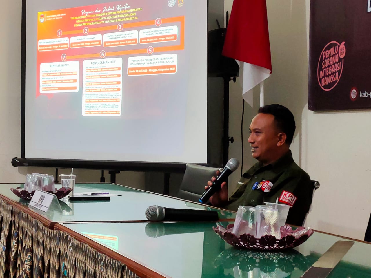 Kordiv Pencalonan KPU Pacitan Agus Susanto