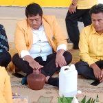 Gagarin saat melakukan ritual.