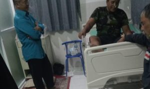 Hadi Purnomo saat menjalani perawatan di rumah sakit
