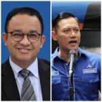 Anis (kiri) dan AHY (kanan).