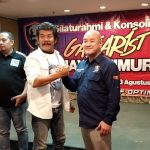 John Vera Tampubolon bersama Kornas Ganjarist Kris Tjantra