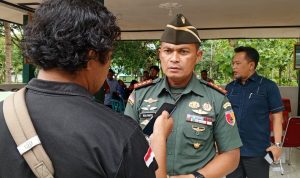 Dandim 0801Pacitan saat temu akrab bersama insan media