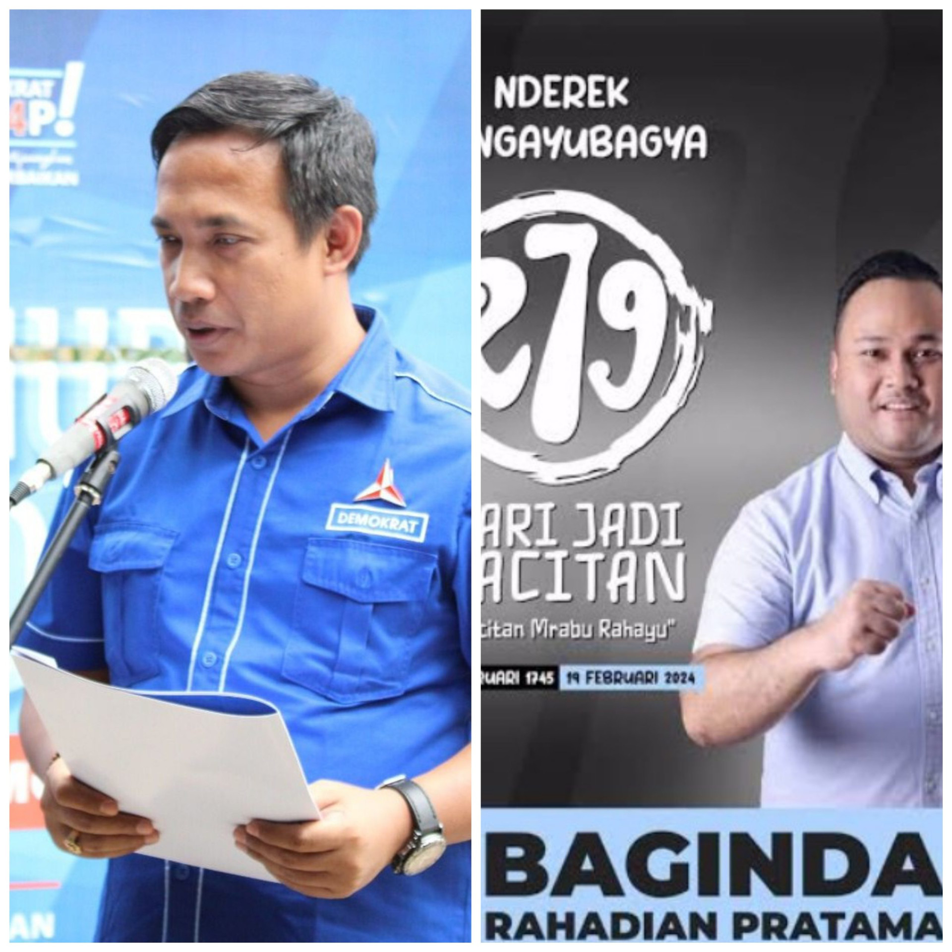 ASB (kiri) dan Baginda (kanan).