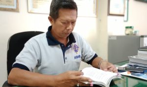 Kabid Lalu-Lintas dan Angkutan Dishub Pacitan, Agus Winarno. (F. Yuniar).