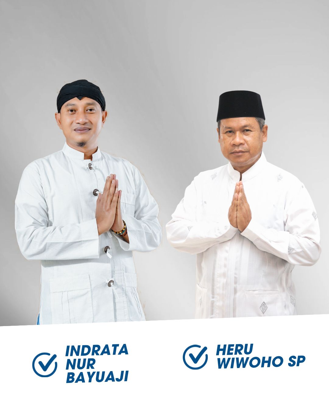 Pasangan Naru (Indrata Nur Bayuaji dan Heru Wiwoho).