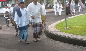 Momen kebersamaan Bupati Aji dan Wabup Gagarin. (Doc).