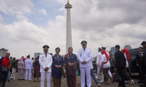 Wabup Gagarin bersama Bupati Aji, usai mengikuti prosesi pelantikan di Istana Merdeka, Jakarta.
