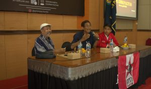 Kegiatan pelantikan pengurus DPC GMNI Pacitan, masa juang 2024-2026.