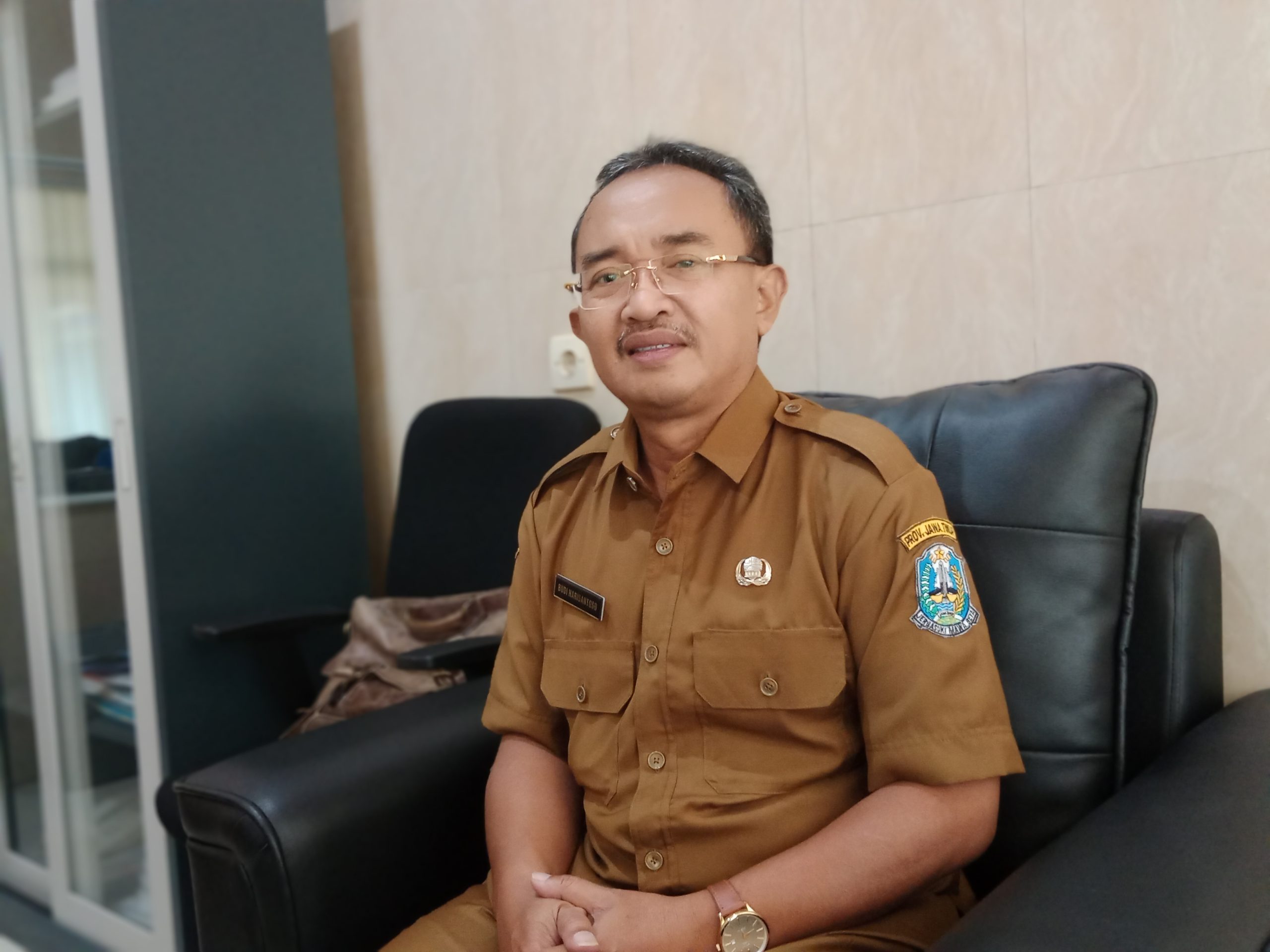 Kepala UPT PJJ, Pacitan, Dinas PU Binamarga Provinsi Jatim, Ir Budi Harisantoso, ST, MT.