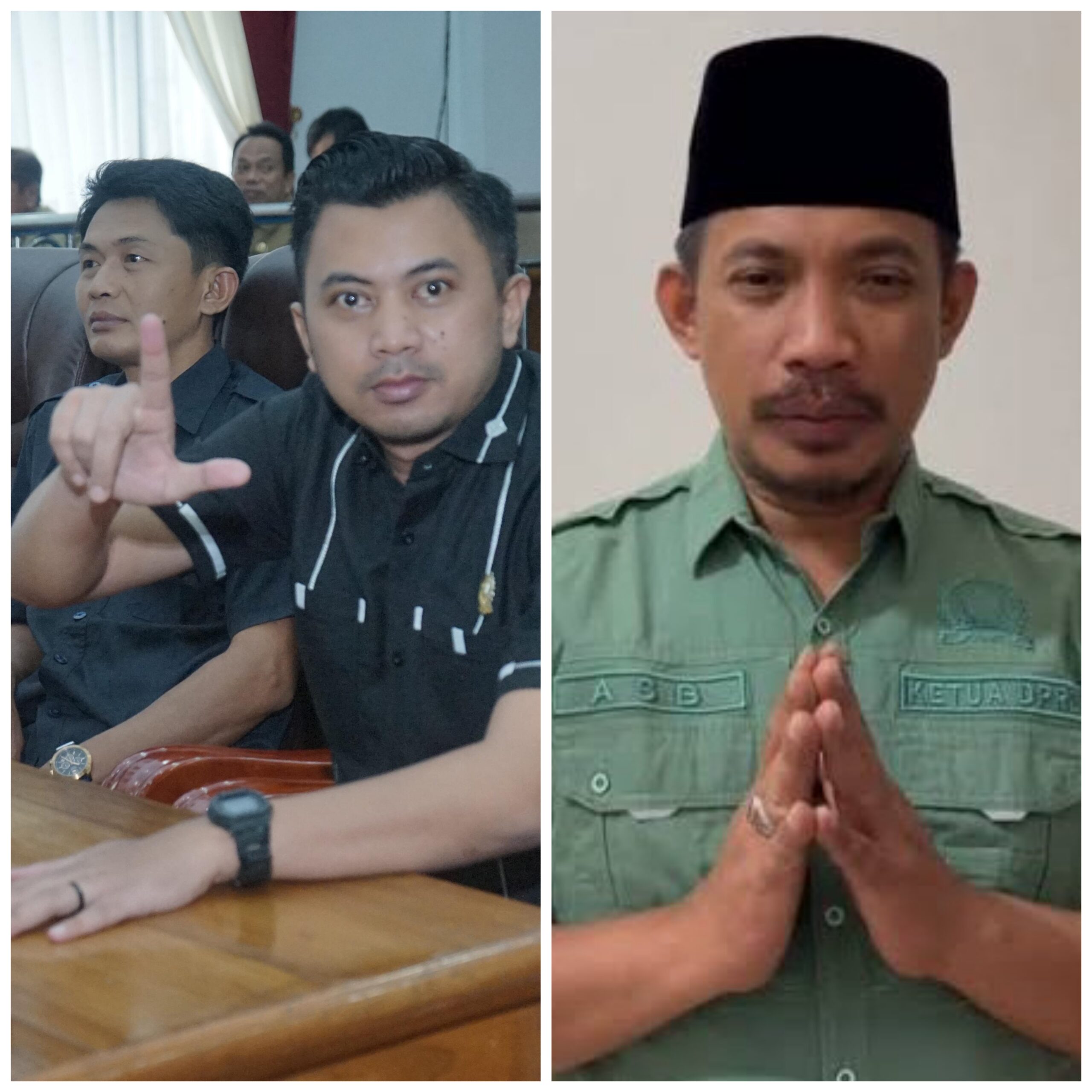 Bagus Surya (kiri) dan ASB (kanan). Politikus Demokrat yang dijuluki Berondong Keren dan Anak Muda Keren.