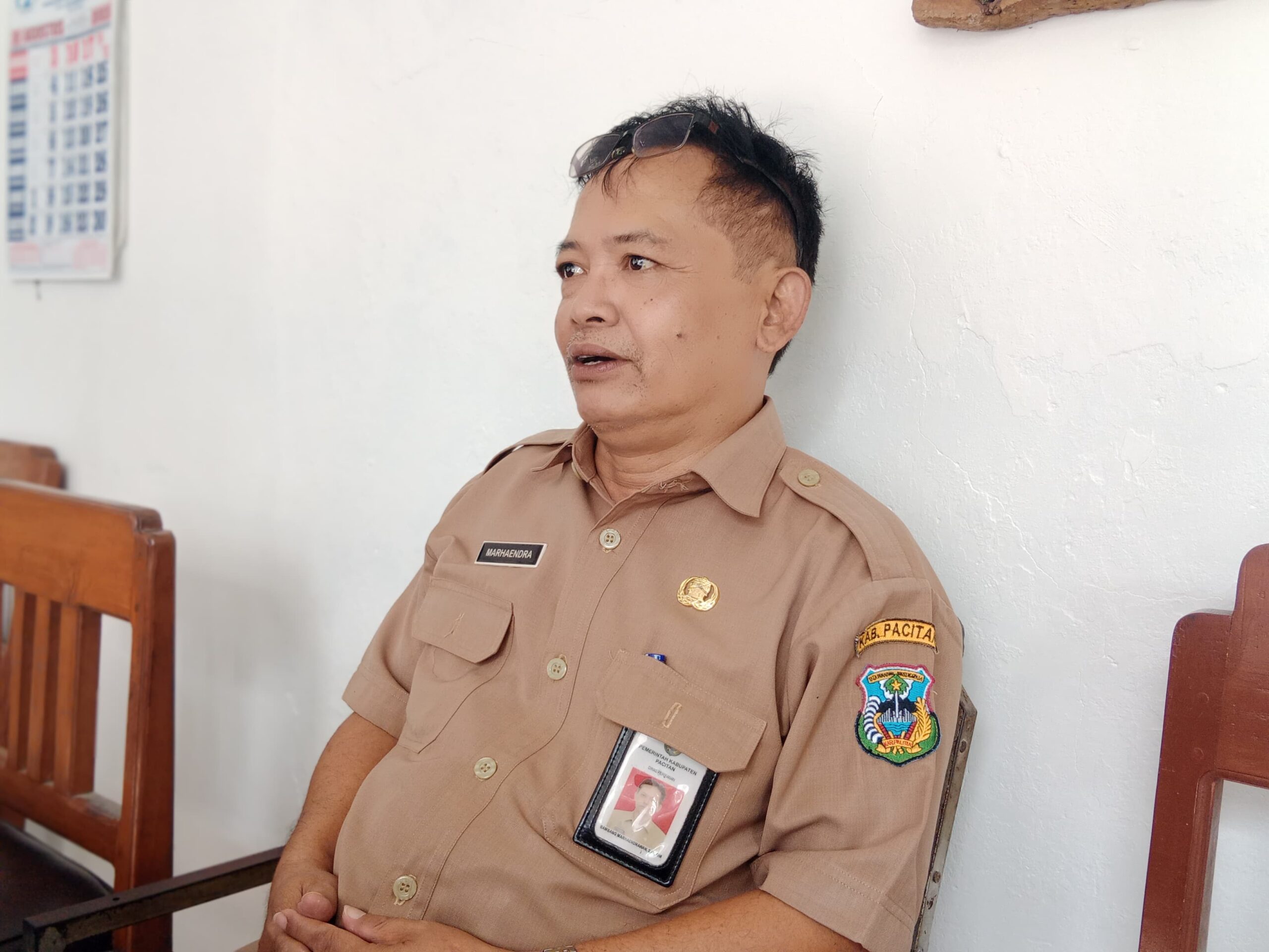Kadis Perikanan Pacitan, Bambang Mahendrawan.