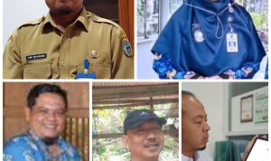 Dari kiri atas: Yudo Tri, Sugiyem, Ketik, Nanang dan Ali Mustofa.