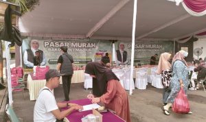 Operasi pasar murah yang pernah digelar Disdagnaker Pacitan.