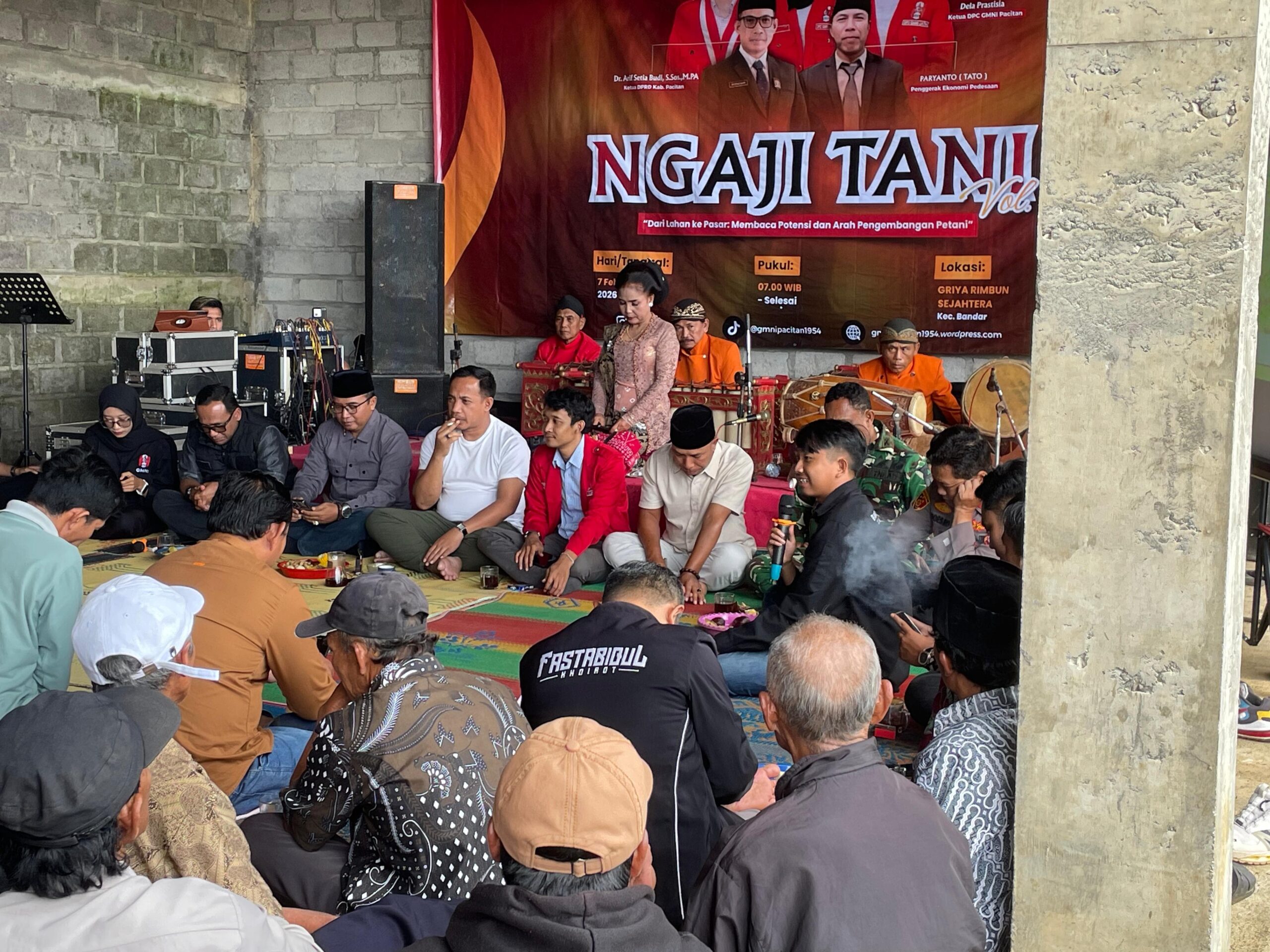 Ngaji Tani 2 bersama GMNI Pacitan.
